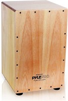 Pyle String Cajon - Wooden Percussion Box
