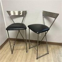 Shaver Howard Brushed Steel Modern Chairs