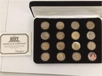 US MINT 16 SBA COINS UNC AND PROOF