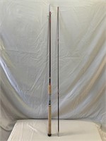 60's mint 2 piece wooden fishing rod.