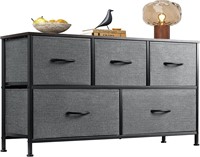 WLIVE Dresser for Bedroom with 5 Drawers, Wide Ch