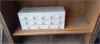 14 Drawer Painted Cubby Cabinet