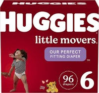 Baby Diapers Size 6 (96 Count) (35+ lbs), Huggies