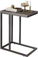 WLIVE Snack Side Table, C Shaped End Table for So