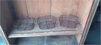 3 Wire Baskets w/ Handles