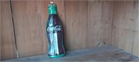 Vintage Tin Coca Cola Bottle Thermometer