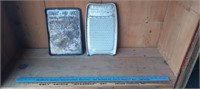 Metal PY-O-MY Baking Pan + Morton Washboard