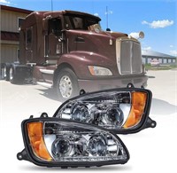 GUO SHI Kenworth T660 Headlights with LED Running