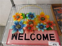 METAL DECOR WELCOME SIGN