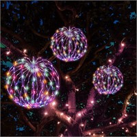 COVBOARD Christmas Light Ball 3PCS, Waterproof LE