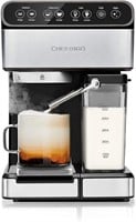 Chefman 6-in-1 Espresso Machine,Powerful 15-Bar P