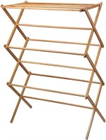 Home-it Bamboo Wooden clothes rack - heavy duty c