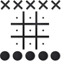 Magnetic Tic Tac Toe Wall-Mount Game | 18" x 18"