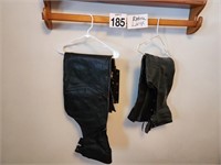 2- XL LEATHER CHAPS