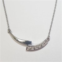 $2000 10K  Diamond 18"(0.1ct) Necklace