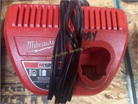 Milwaukee M12 charger, untested.