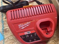 New Milwaukee M12 charger, untested store return.