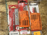 Milwaukee Red Helix drill bits. Store returns.