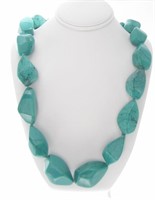 Tumbled Turquoise "Chunky" Necklace