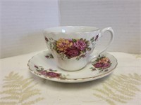 Rose garden by Myott cup and saucer