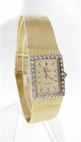 Lady's Omega 14K Yellow Gold Watch, Diamond