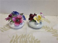 Royal Albert and Radnor flower pots