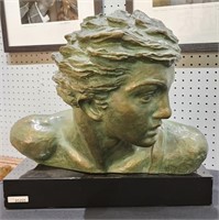 Alexandre Kelety Bronze Sculpture "Speeding Youth"
