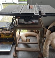 CRAFTSMAN 8 IN TABLE SAW ON STAND