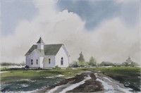 Henry Bell 8x12 WC Country Church