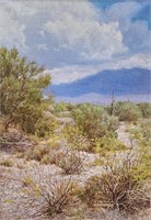 Vic Donahue 14x10 O/C Desert Landscape