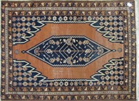 Antique Persian Mazlaghan Area Rug