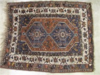 Semi-Antique Persian Shiraz Rug