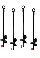6 new metal ground stake anchors for tents