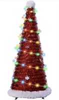 New collapsible Santa hat Christmas tree