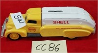 11 - VINTAGE SHELL TRUCK COIN BANK (CC86)
