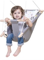 New grey canvas baby hammock and swing