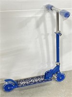 New blue scooter for kids- handle slightly dent