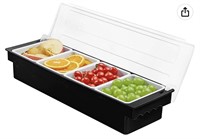 Ice Chilled Serving Tray Condiment 4 Pots