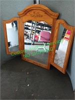 Tri-Fold Dresser Mirror