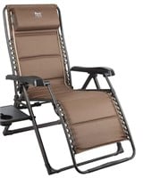 Timber Ridge zero gravity folding chair brown