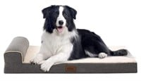 Eterish orthopedic dog sofa t shape gray xl