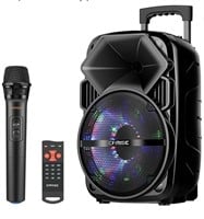 PA Speaker System w/ Wireless Microphone