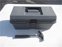 Gray Toolbox with Contents
