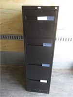 Black 4-Dr. Letter Size Filing Cabinet