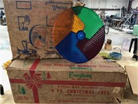 Evergleam Christmas Tree in Box w/ Color Wheel