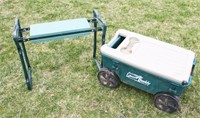 Ames Lawn Buddy Cart, Gardening Stool