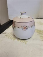 Hand painted sugar dish