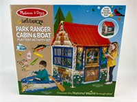 Melissa & Doug Park Ranger Cabin & Boat Play Set