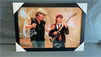 “AC/DC’s” Brian Johnson & Angus Young  Wall