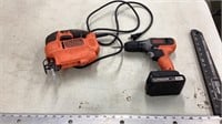 Black & Decker tools no charger for drill